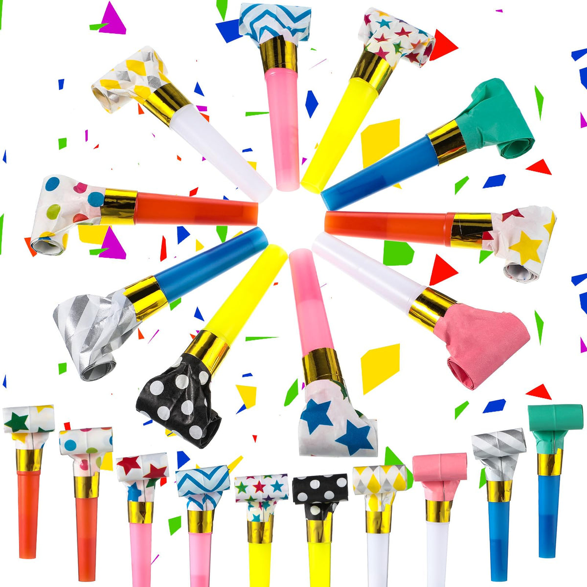 Skylety 20pc New Year's blowouts bundle ready for celebrations