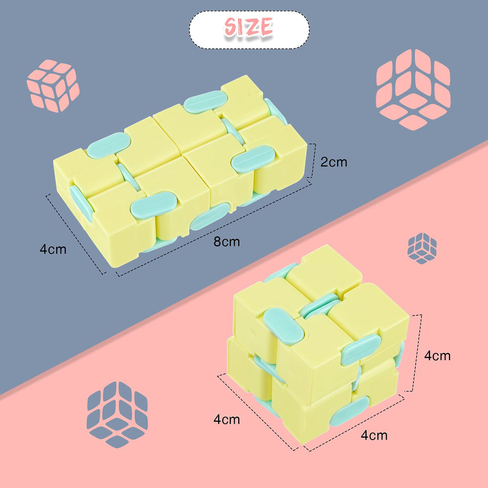 Skylety rotating cubes design encouraging mindful fidgeting during busy days