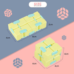 Skylety rotating cubes design encouraging mindful fidgeting during busy days