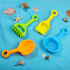 Skylety 8-piece set supports imaginative beach and snow play.
