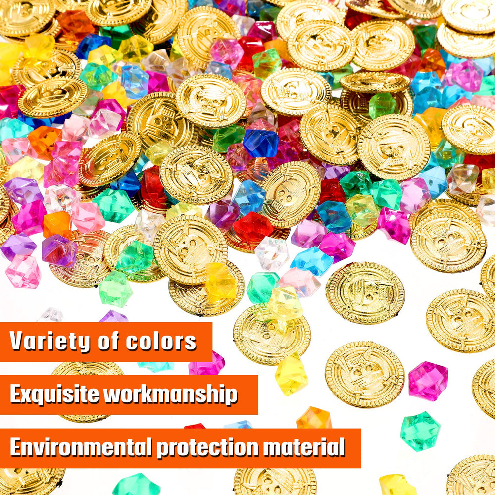 Skylety acrylic gems shine brilliantly under light, perfect for dramatic party accents.