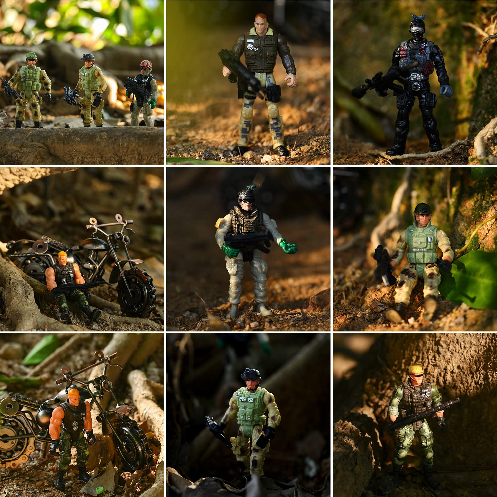 Skylety army men with realistic details for immersive play.