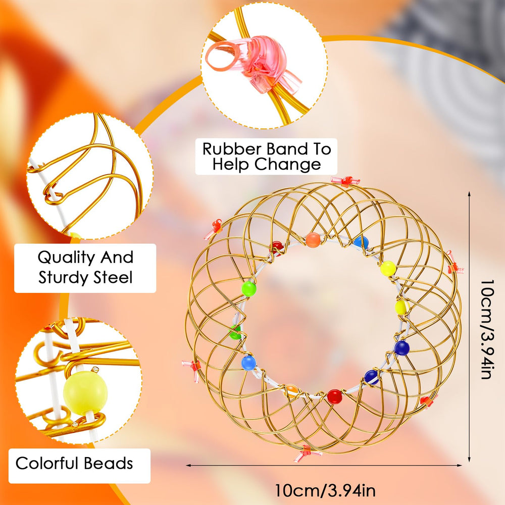 Skylety elastic wire basket toy shows stretchable design for creative shapes and focus.
