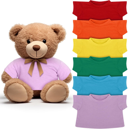 Skylety bear tees rainbow 14-18 inch fit, keeps your plush toy adorable and play-ready.