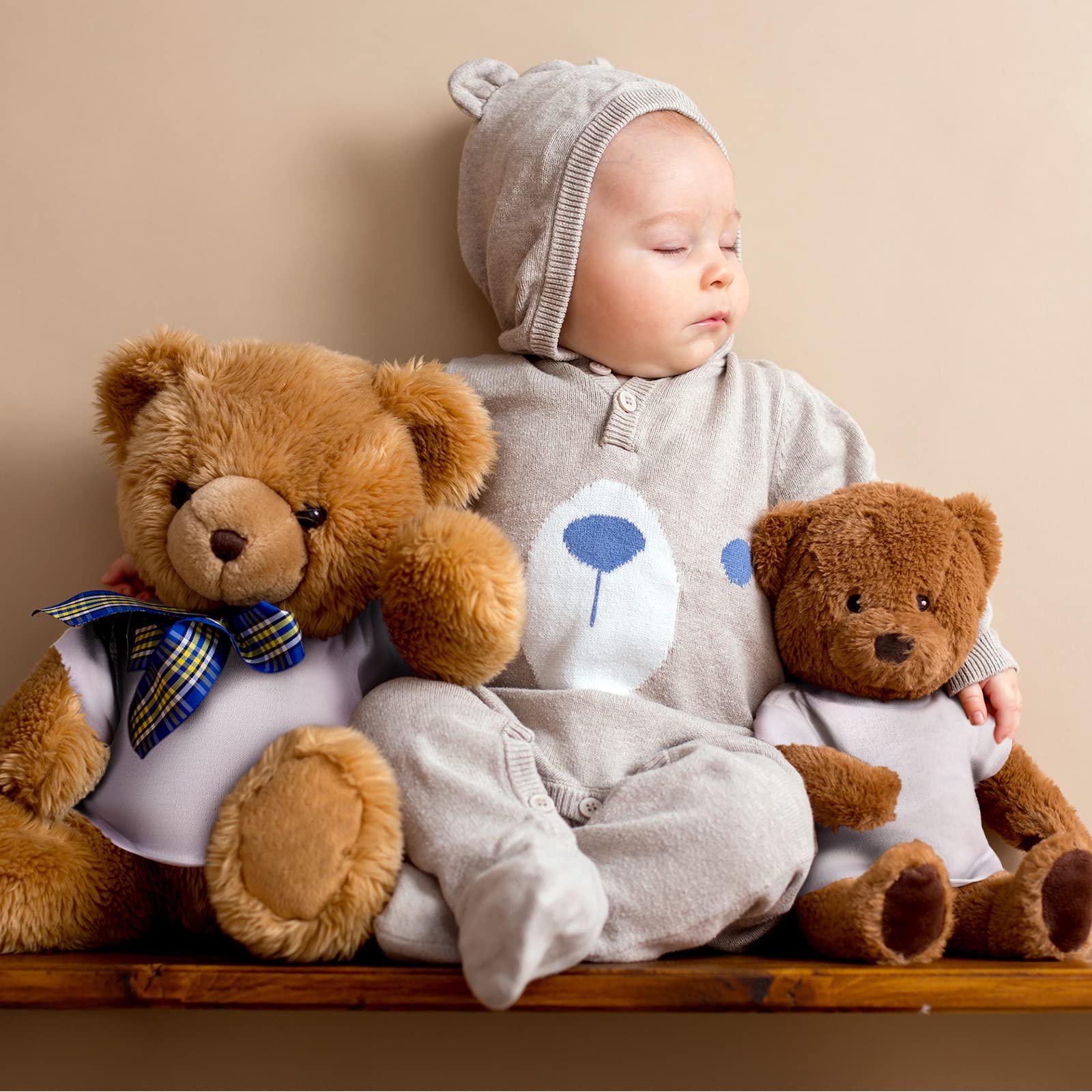 Skylety white bear tee gift-ready packaging; ideal gift for doll lovers.