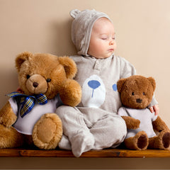 Skylety white bear tee gift-ready packaging; ideal gift for doll lovers.