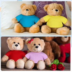 Skylety bear tees six-piece set ideal for gifting to doll lovers.
