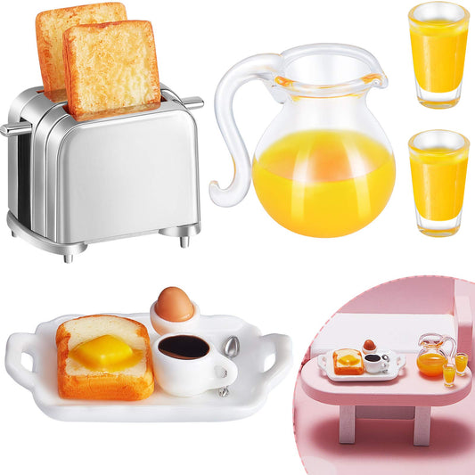 Skylety bread machine with toast slices adds realistic breakfast charm to a dollhouse
