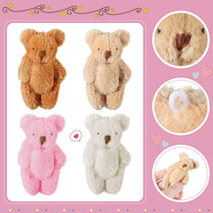 Skylety four-color mini bears set for varied decorative themes.