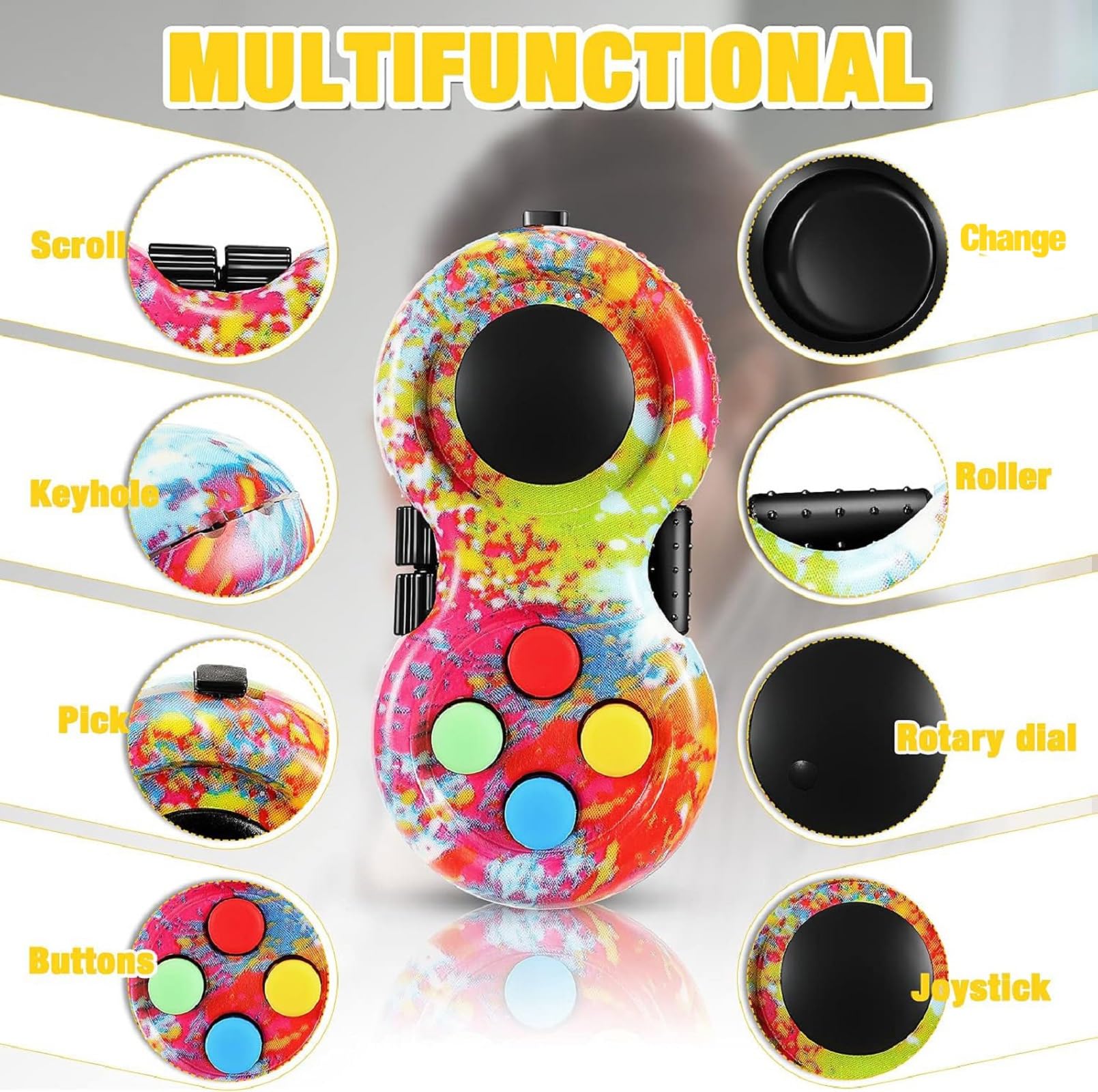 Skylety finger massage roller helps relieve tension during long tasks