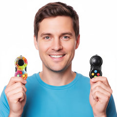 Skylety gears and controls provide varied tactile exploration for stress relief