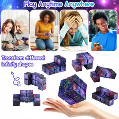 Skylety Galaxy teal cube is a thoughtful gift for colleagues or friends