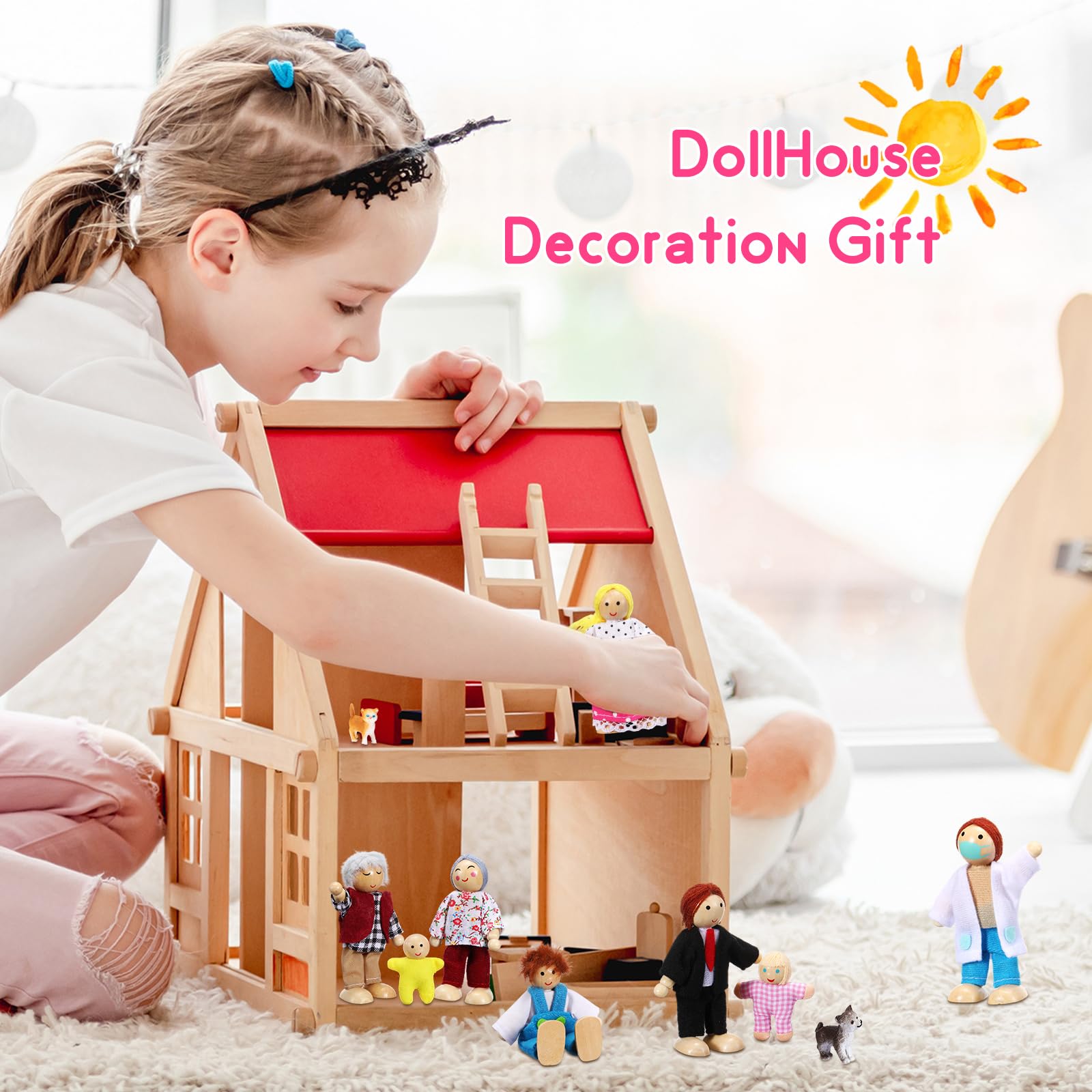 Skylety baby figure adds tender moments to dollhouse narratives