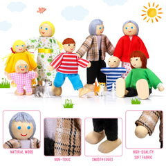 Skylety parent dolls with movable limbs for versatile posing