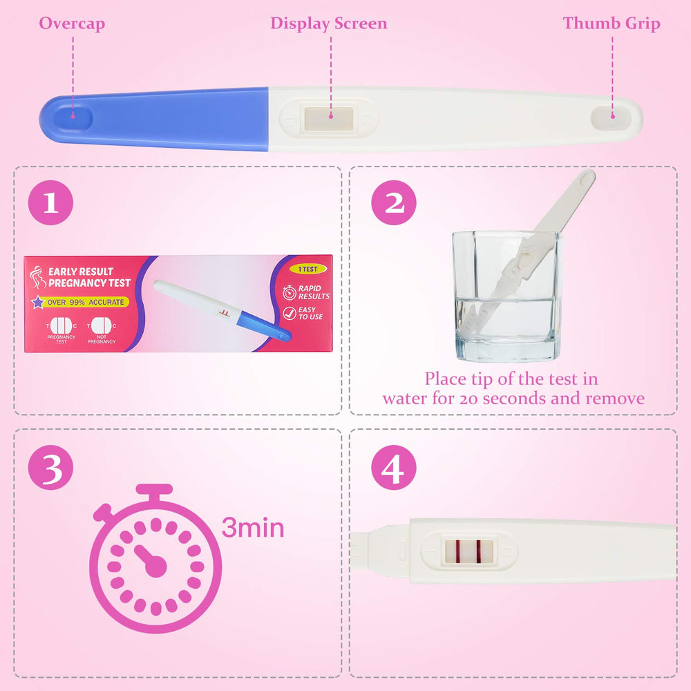 Skylety fake test stick water activation area, enables quick results for playful reactions.