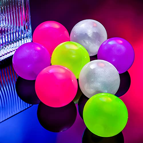 Skylety glow sticky balls offer tactile relaxation and ASMR-like fun in dim rooms.