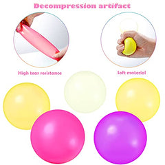 Skylety glow sticky balls are soft and durable thermoplastic rubber for safe grip.