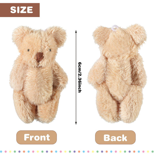 Skylety mini bear on cake decoration adds cute charm for celebrations.