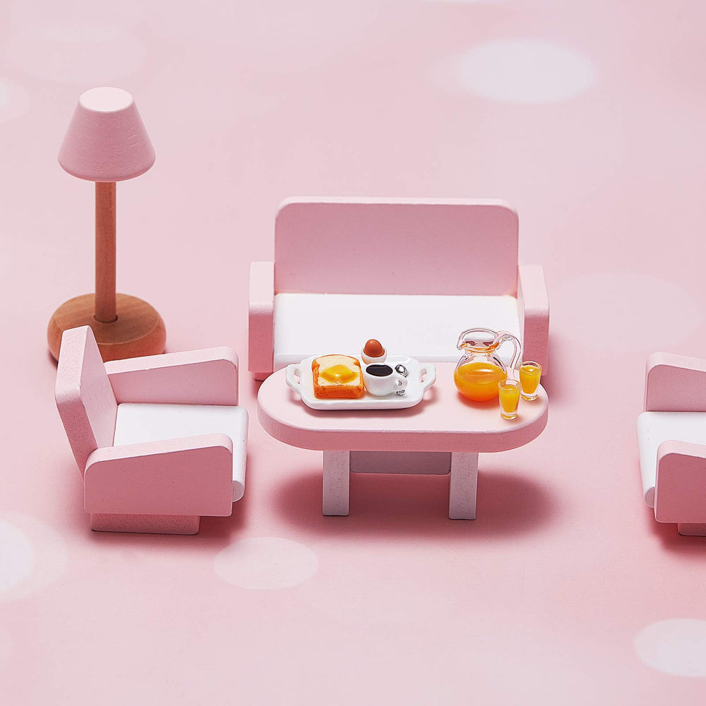 Skylety dollhouse decor adds warmth to mornings and display shelves