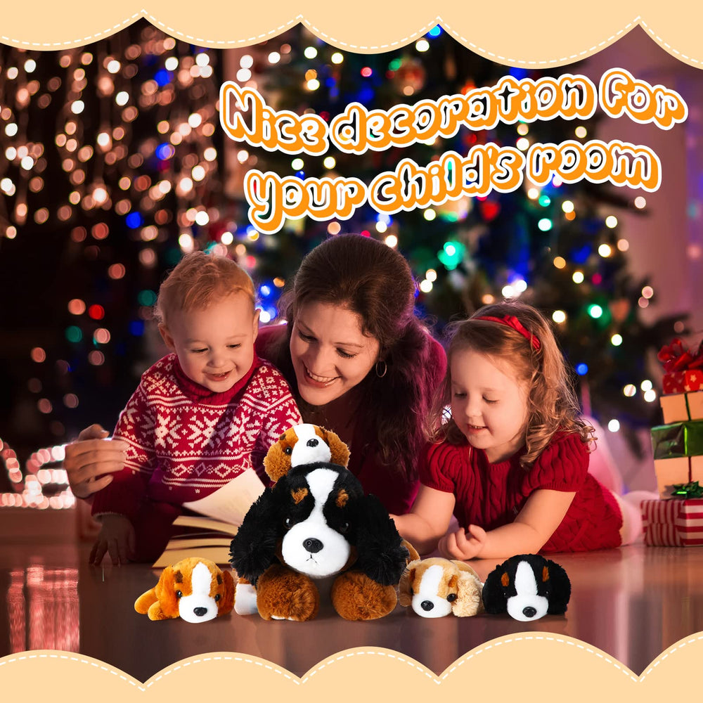 Skylety Mountain Dog color variety includes beige, light brown, dark brown, black.