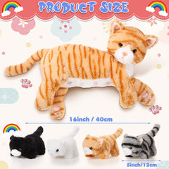 Skylety Nurturing Cat kittens-collection plush provides imaginative play companions
