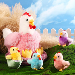 Skylety plush chick without shell for vibrant pretend farm
