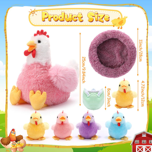 Skylety plush chick with shell for interactive reveal and nurture