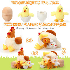 Skylety plush chick with shell for nesting surprise and cuddles.
