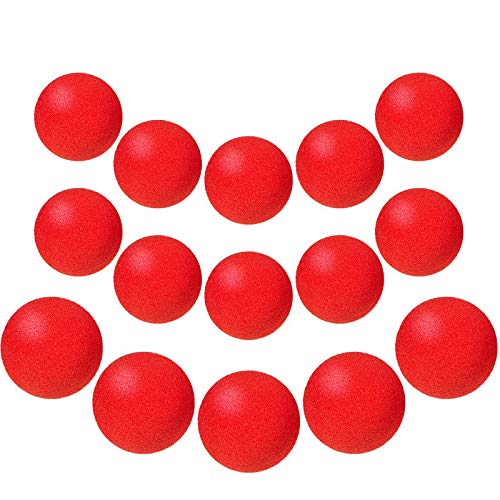 Skylety red sponge balls 1.4 inch close-up showing soft texture for effortless vanish tricks