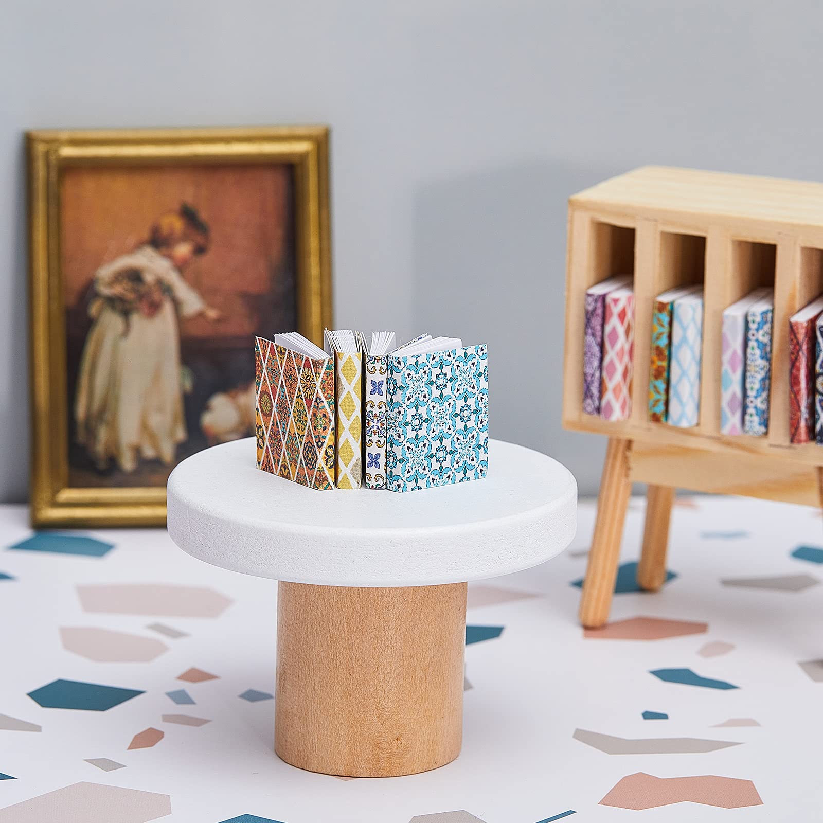 Skylety small books decor accessories fit on shelves and tables.