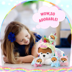 Skylety unicorn puppy gift-ready set ideal for birthdays and parties