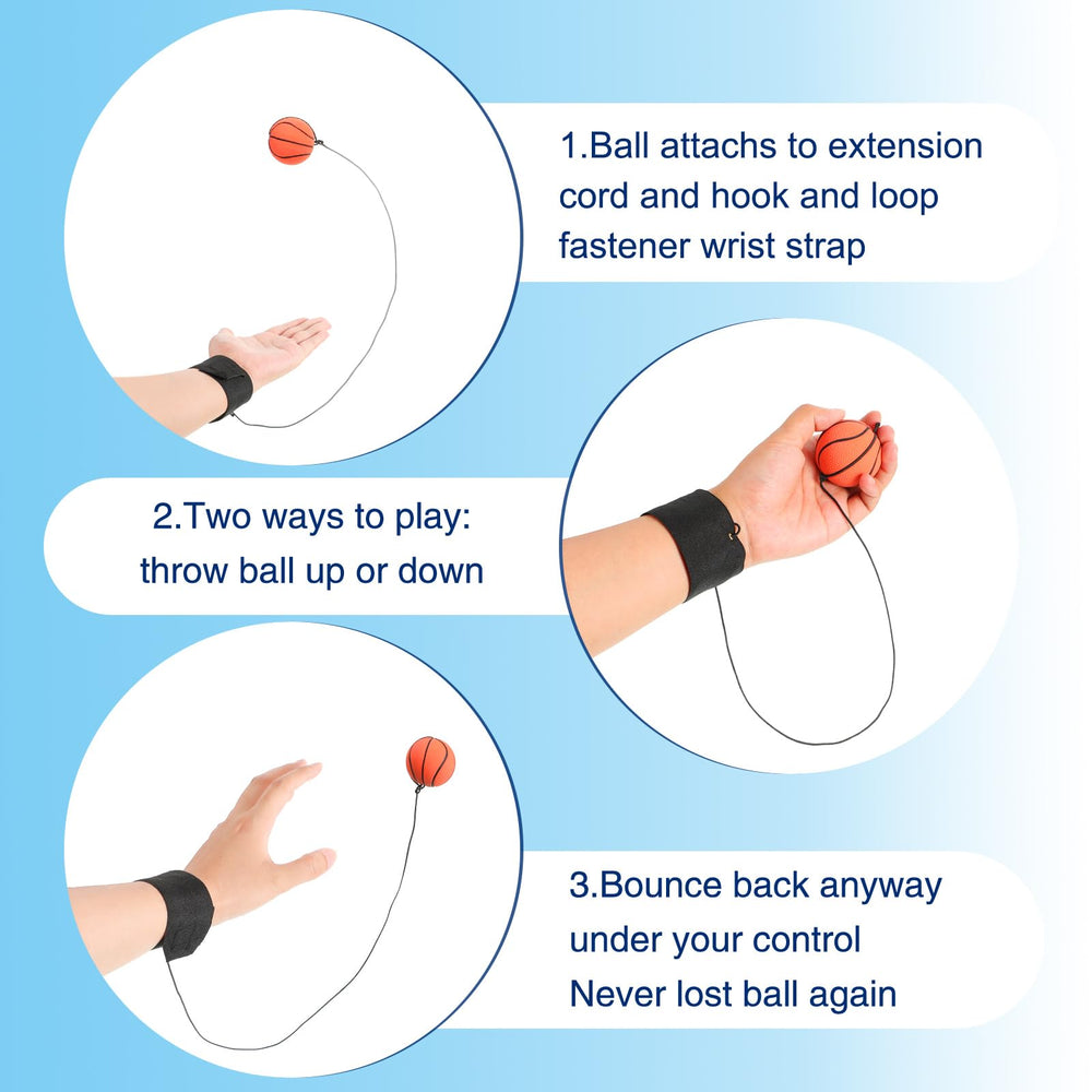 Skylety wrist return ball mixed colors colorful set for group play