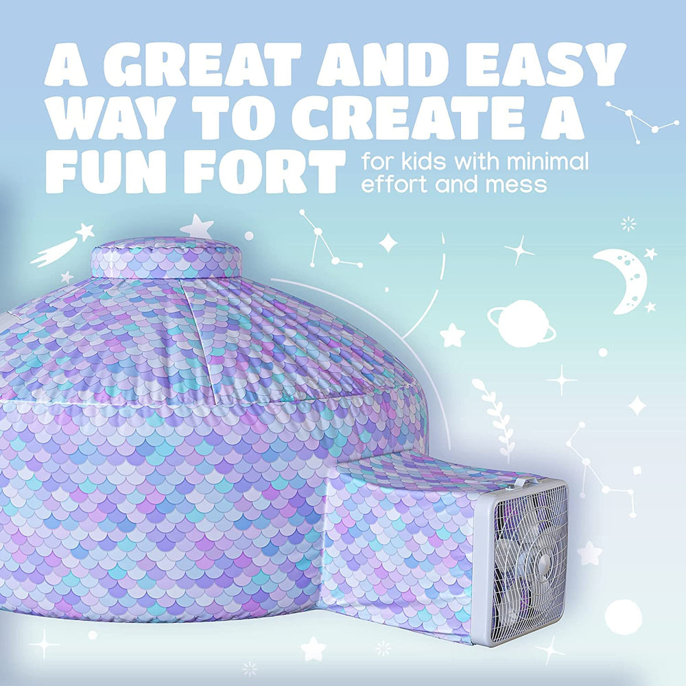 Skywin Dream Castle Den spacious 77x50 footprint fits friends.
