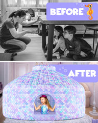 Skywin Mermaid tent makes a perfect gift for birthdays and holidays.