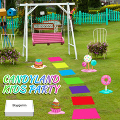 Skyygemm candy-donut-floor-sticker durable PVC for indoor use