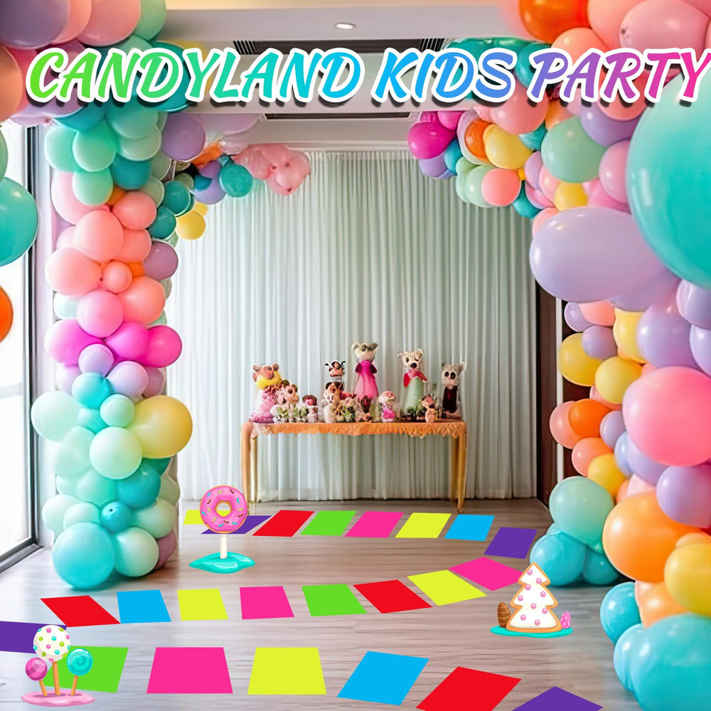 Skyygemm candy-donut-floor-sticker quick to apply and remove