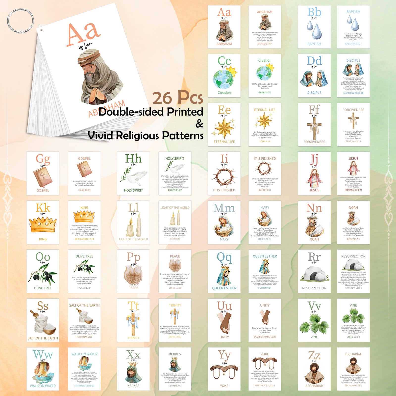 Skyygemm durable paper cards for daily class or home study