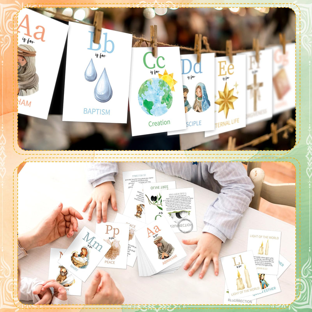 Skyygemm 26 cards cover each letter with verses