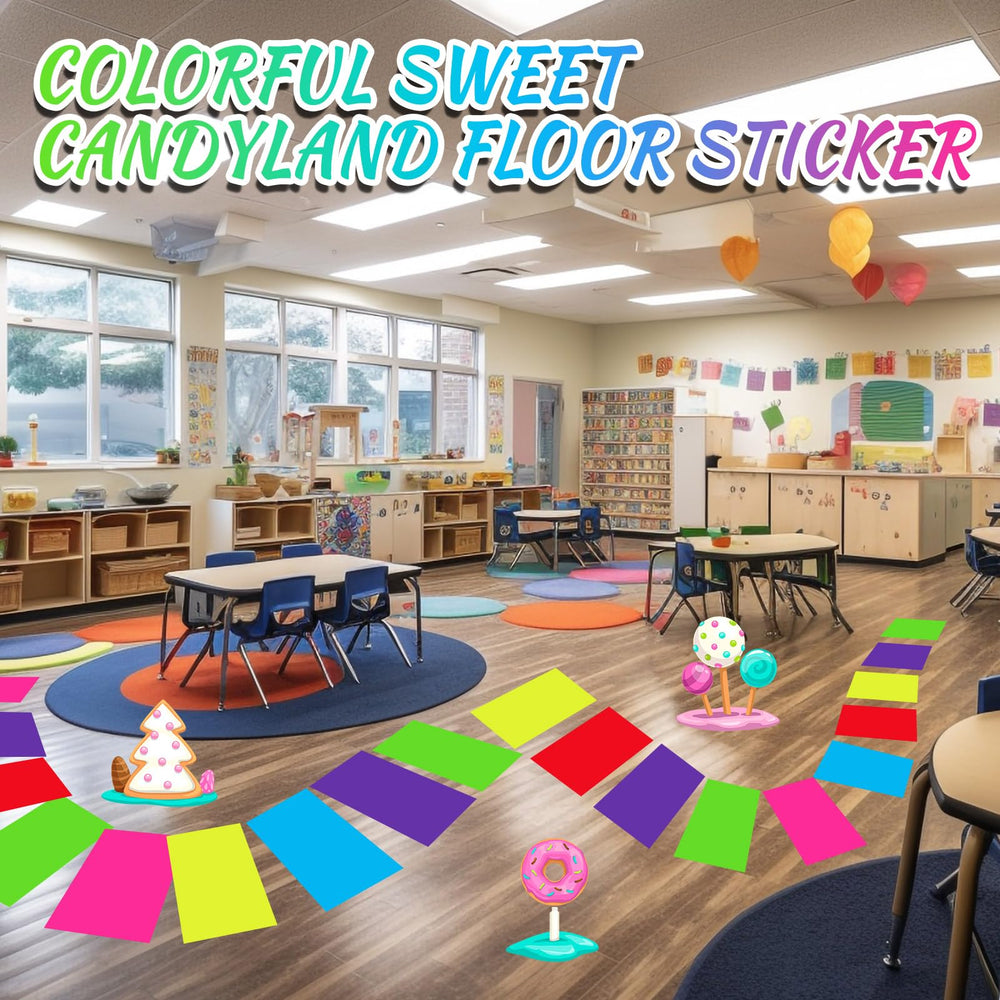 Skyygemm indoor outdoor floor stickers withstand foot traffic for versatile use.