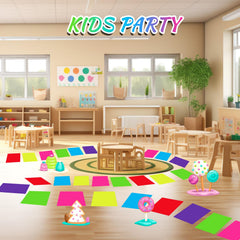 Skyygemm Land Runway Rug decals create eye-catching ground accents for themed events.