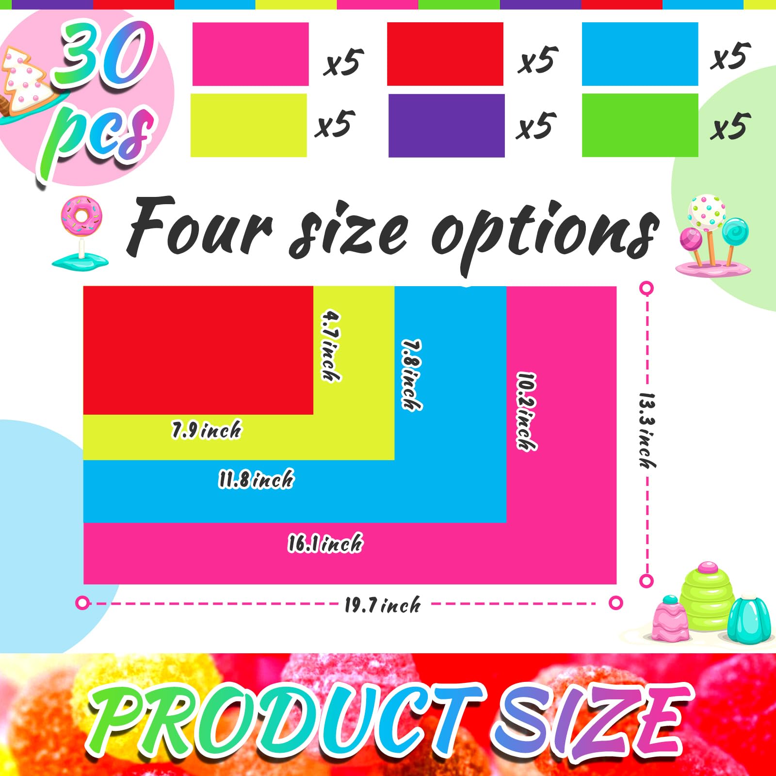 Skyygemm land theme party floor decal helps create a magical princess land setup.