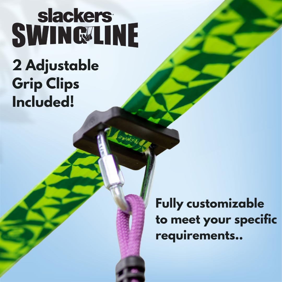 Slackers Swing Line with two seats offering a traditional swing experience
