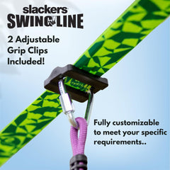 Slackers Swing Line with two seats offering a traditional swing experience