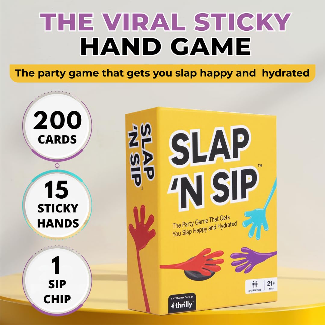 Slap N Sip players count 2 to 12 in a lively game