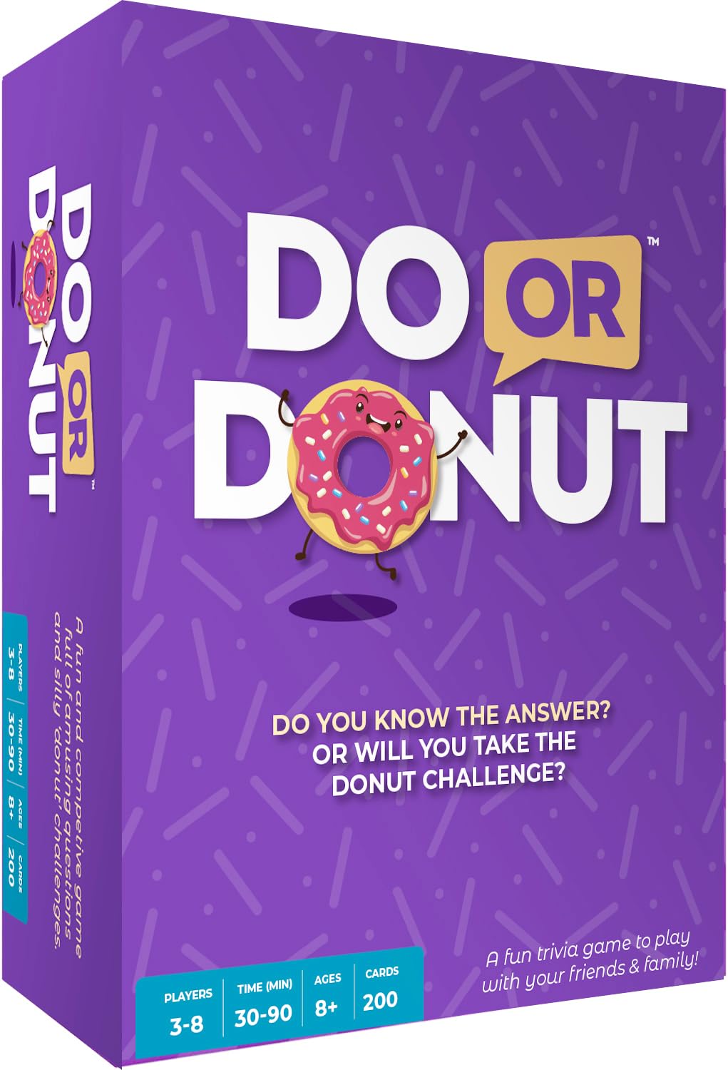 Slapburger Do or Donut card game cover elevating family game night with playful intrigue.