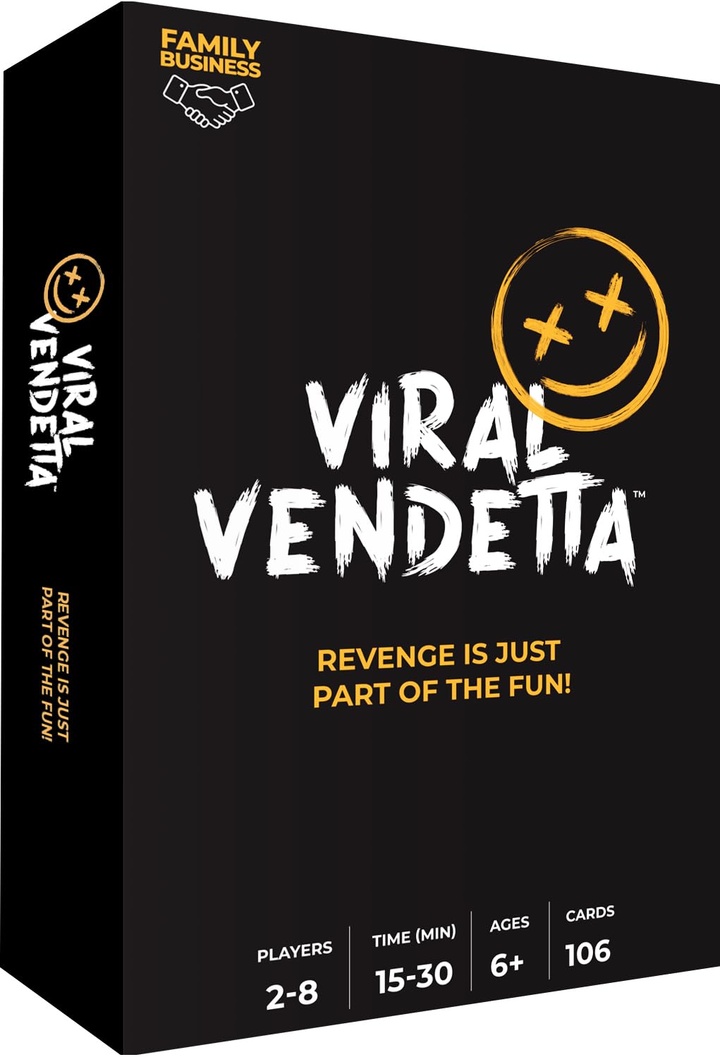 Slapburger Viral Vendetta box front showcasing vibrant art for lively parties