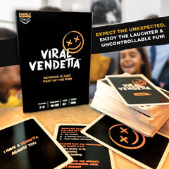Slapburger Viral Vendetta plot twist cards triggering unexpected laughs