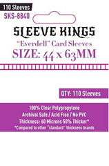 Sleeve Kings Everdell Mini sleeves 110-pack keeps game components organized.