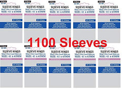 Pack shot of Sleeve Kings Mini USA sleeves showing 1,100 sleeves in the bundle for organization.
