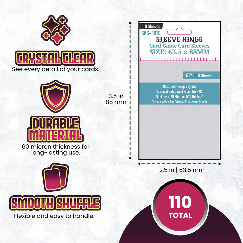 Sleeve Kings thicker sleeves indicate improved durability and protection.
